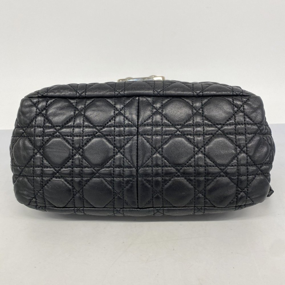 CHRISTIAN DIOR Black Leather Cannage New Rock Shoulder Bag - Picture 3 of 14